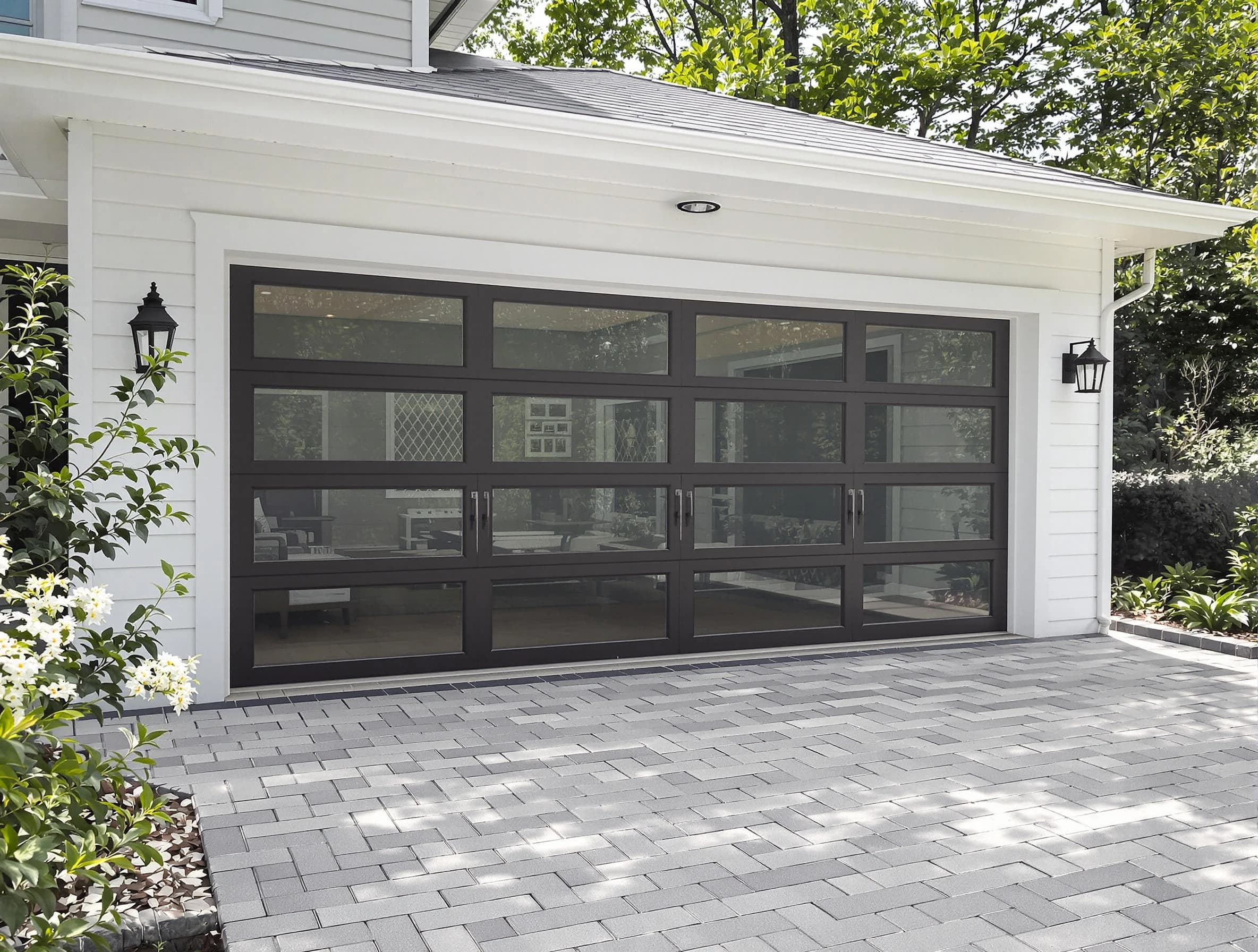 Nolensville Garage Door Repair design specialist presenting custom garage door options to Nolensville homeowner