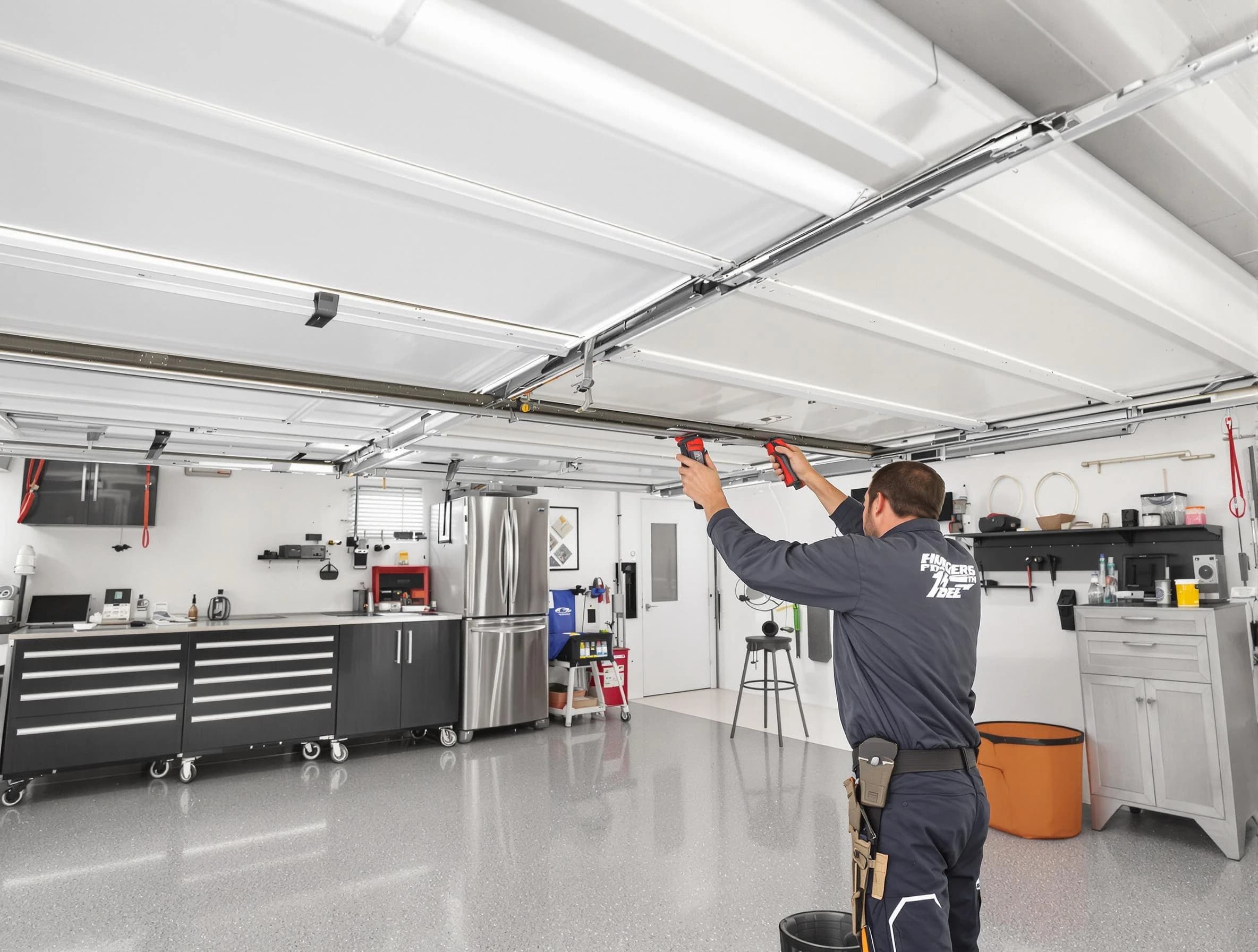 Overhead garage door repair service by Nolensville Garage Door Repair in Nolensville
