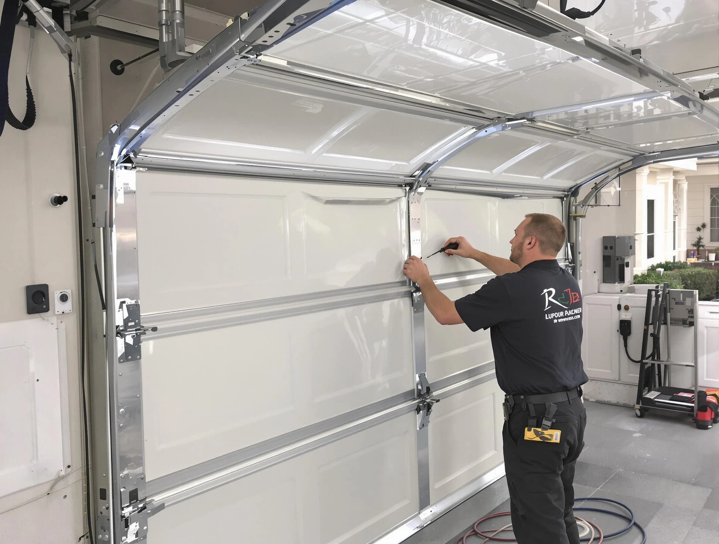 Nolensville Garage Door Repair professional performing panel repair in Nolensville
