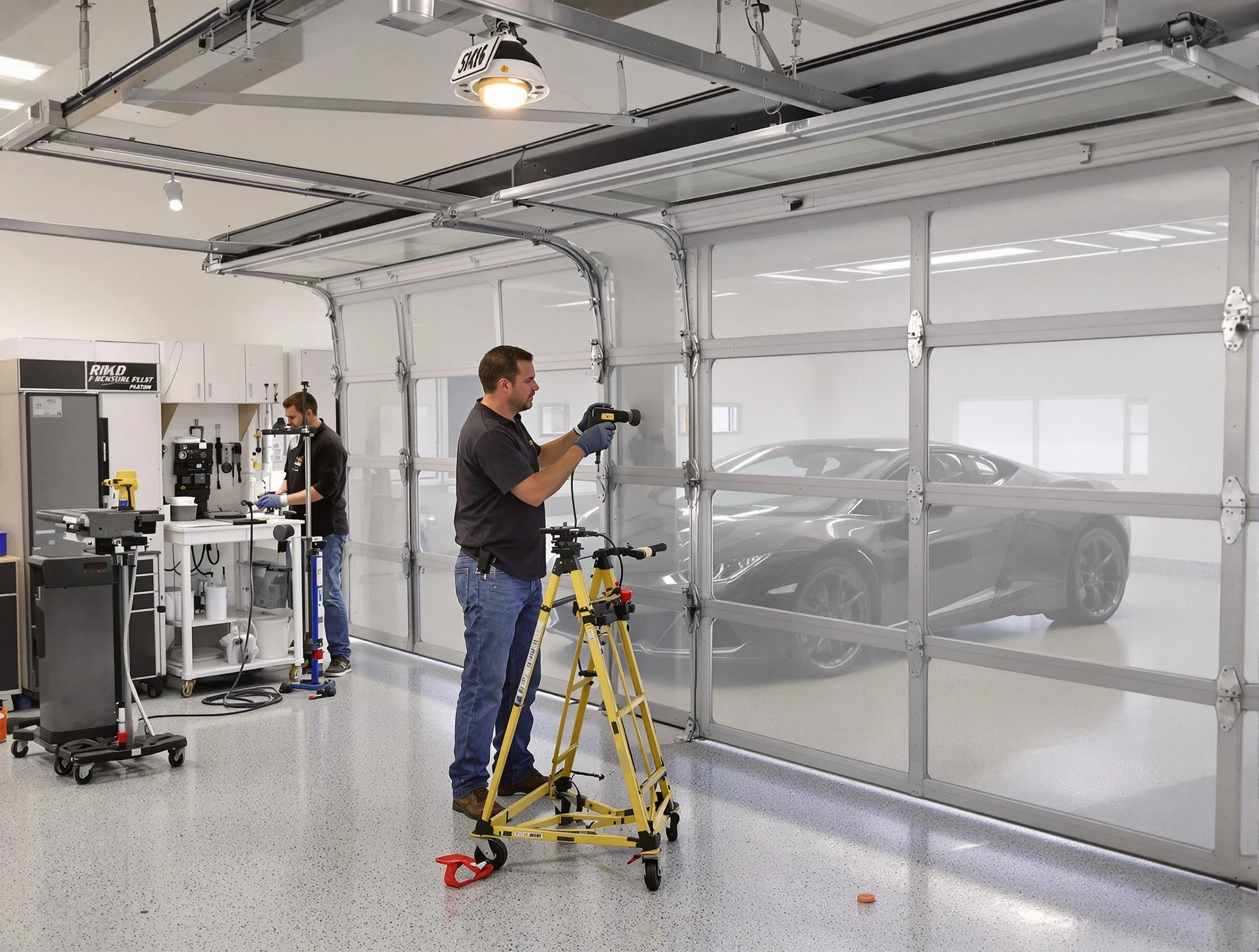 Garage Door Dents Repair in Nolensville