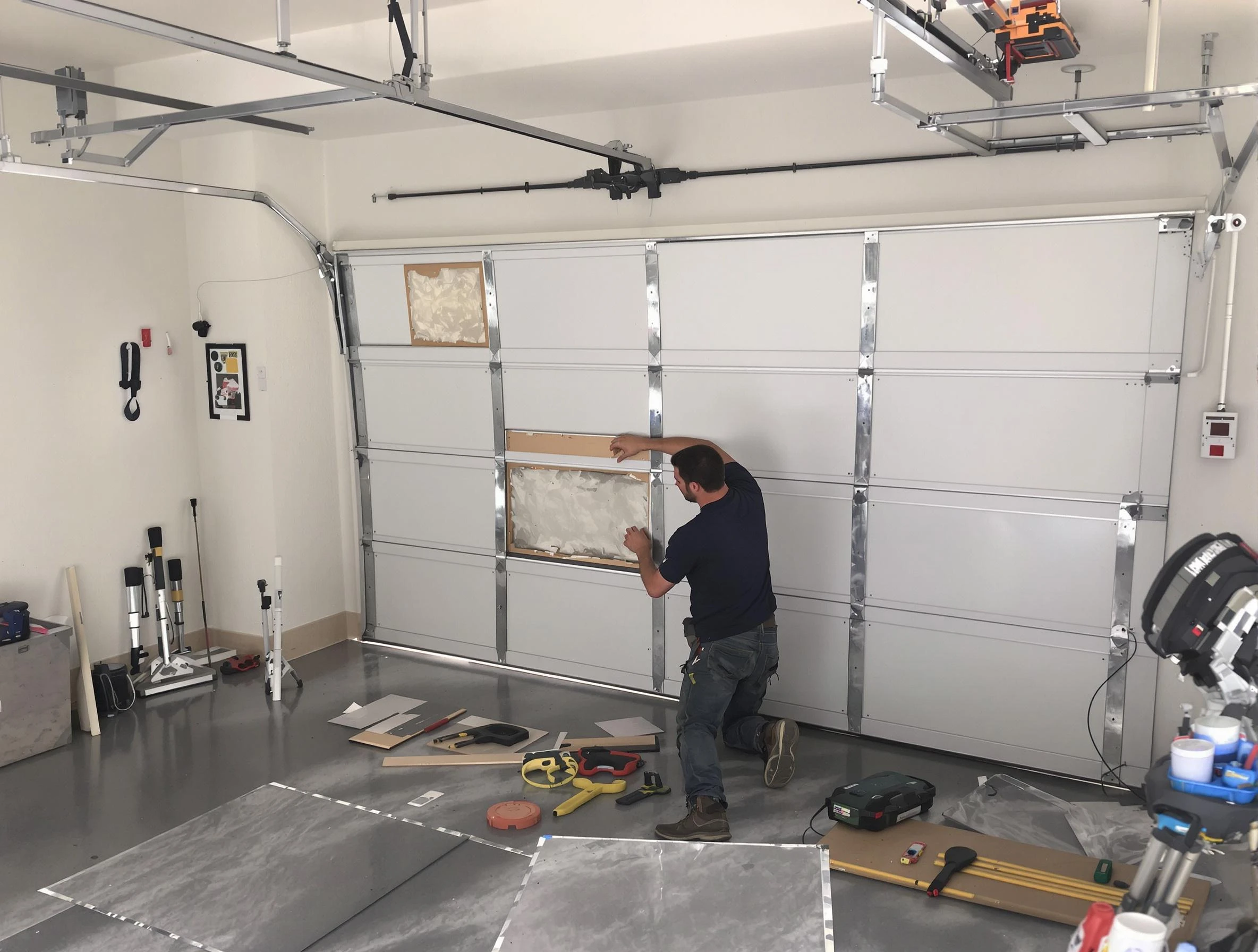 Garage Door Panel Repair in Nolensville