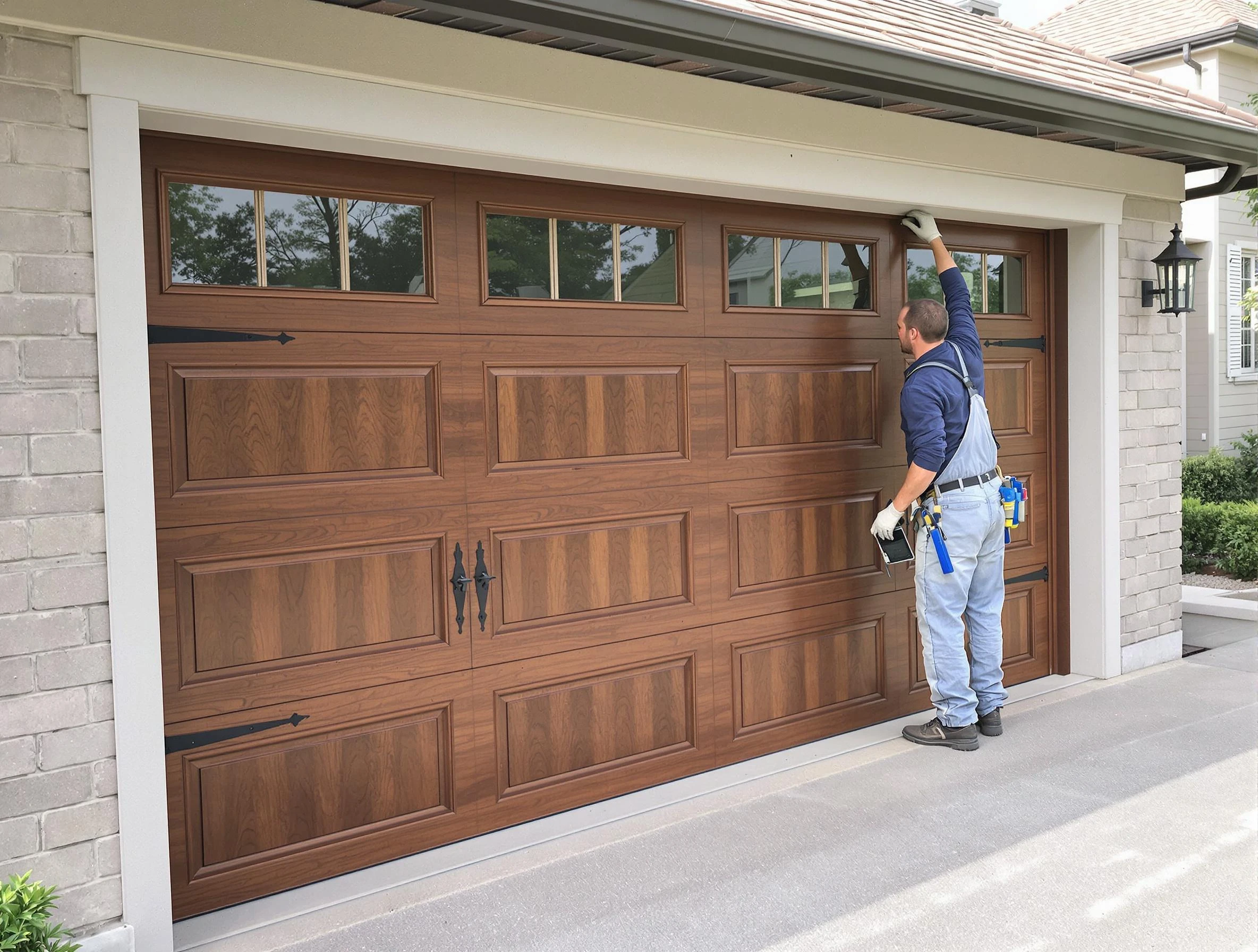 Custom garage door showcase by Nolensville Garage Door Repair in Nolensville