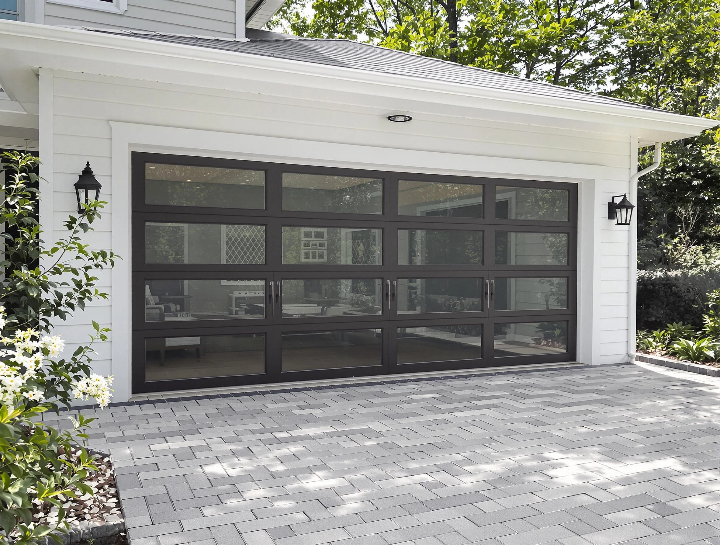 Nolensville Garage Door Repair design specialist presenting custom garage door options to Nolensville homeowner